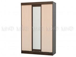Шкаф Басямиф, дуб беленый/венге в Губкинском - gubkinskij.mebel-tymen.ru | фото
