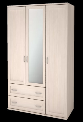 Шкаф для одежды 3-х дверный «Ника-Люкс» №18 в Губкинском - gubkinskij.mebel-tymen.ru | фото