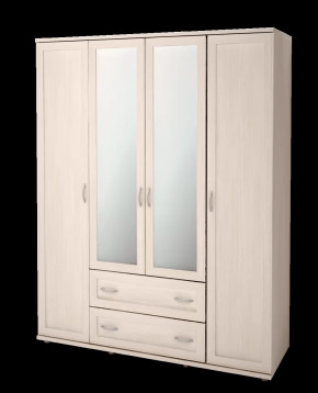 Шкаф для одежды 4-х дверный «Ника-Люкс» №19 в Губкинском - gubkinskij.mebel-tymen.ru | фото
