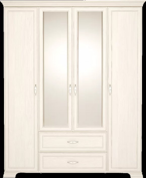 Шкаф для одежды 4-х дверный с зеркалом «Венеция» №2 в Губкинском - gubkinskij.mebel-tymen.ru | фото