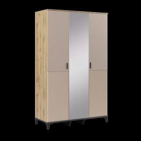 Шкаф для одежды и белья с зеркалом Дюна №1 в Губкинском - gubkinskij.mebel-tymen.ru | фото