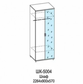 Шкаф для одежды и белья ШК-5004 Грейс в Губкинском - gubkinskij.mebel-tymen.ru | фото