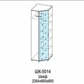 Шкаф для одежды и белья ШК-5014 Грейс в Губкинском - gubkinskij.mebel-tymen.ru | фото