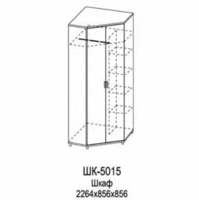 Шкаф для одежды и белья ШК-5015 Грейс в Губкинском - gubkinskij.mebel-tymen.ru | фото