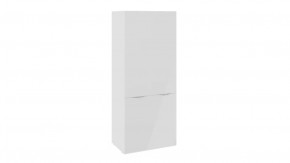 Шкаф для одежды с 2 дверями со стеклом «Глосс» в Губкинском - gubkinskij.mebel-tymen.ru | фото