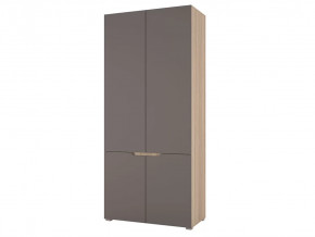 Шкаф двухстворчатый Анталия Сонома-Графит софт в Губкинском - gubkinskij.mebel-tymen.ru | фото