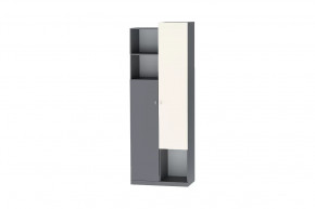 Шкаф Клео Шк-2, 800 мм, графит, миндаль Диал в Губкинском - gubkinskij.mebel-tymen.ru | фото