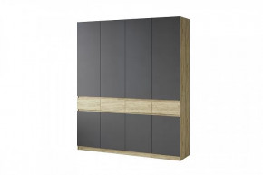 Шкаф распашной Турин Графит в Губкинском - gubkinskij.mebel-tymen.ru | фото