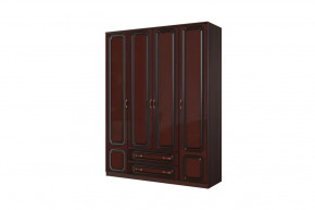 Шкаф ШР-4 "Лакированный орех" без зеркала в Губкинском - gubkinskij.mebel-tymen.ru | фото