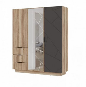 Шкаф трехстворчатый ШК-01 Даллас в Губкинском - gubkinskij.mebel-tymen.ru | фото