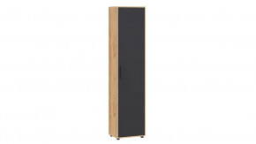 Шкаф «Витра» тип 1 Дуб Крафт золотой, Антрацит в Губкинском - gubkinskij.mebel-tymen.ru | фото