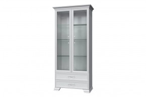 Шкаф витрина-2 стекла "Грация" в Губкинском - gubkinskij.mebel-tymen.ru | фото