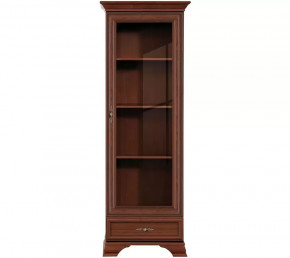 Шкаф-витрина Kentaki S320-REG1W1S Каштан в Губкинском - gubkinskij.mebel-tymen.ru | фото