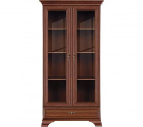 Шкаф-витрина Kentaki S320-REG2W1S Каштан в Губкинском - gubkinskij.mebel-tymen.ru | фото