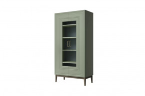 Шкаф Витрина ШР-2 Гориция Зелёный самшит в Губкинском - gubkinskij.mebel-tymen.ru | фото