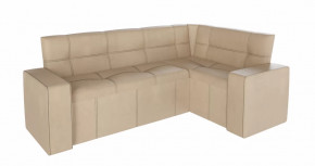 Скамья угловая со спальным местом КВАДРО Тип 4 Бежевый в Губкинском - gubkinskij.mebel-tymen.ru | фото