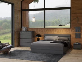 Спальный гарнитур Челси Графит в Губкинском - gubkinskij.mebel-tymen.ru | фото