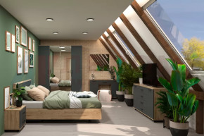 Спальный гарнитур Грейс композиция-4 в Губкинском - gubkinskij.mebel-tymen.ru | фото