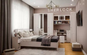 Спальный гарнитур Sherlock в Губкинском - gubkinskij.mebel-tymen.ru | фото