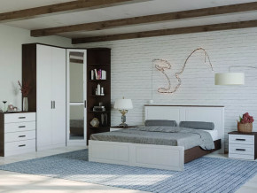 Спальный гарнитур Венеция-1 Венге/Белое дерево в Губкинском - gubkinskij.mebel-tymen.ru | фото