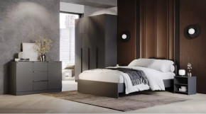 Спальный гарнитур Элегант Графит в Губкинском - gubkinskij.mebel-tymen.ru | фото