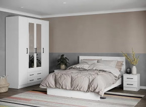Спальня "Асти" Микон (Белый) в Губкинском - gubkinskij.mebel-tymen.ru | фото