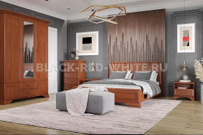 Спальня Kentaki каштан в Губкинском - gubkinskij.mebel-tymen.ru | фото