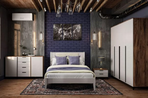 Спальня модульная Брента Жемчуг в Губкинском - gubkinskij.mebel-tymen.ru | фото