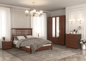 Спальня модульная Кантри Орех в Губкинском - gubkinskij.mebel-tymen.ru | фото