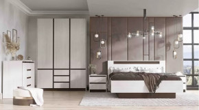 Спальня серия Бостон анкор светлый в Губкинском - gubkinskij.mebel-tymen.ru | фото