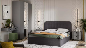 Спальня «Тиффани» Серый графит, Графит матовый в Губкинском - gubkinskij.mebel-tymen.ru | фото