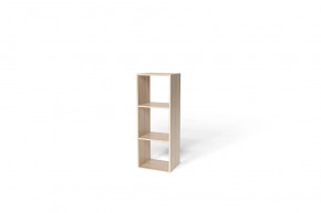 Стеллаж 3 секции 1060х356х294, цвет дуб сонома в Губкинском - gubkinskij.mebel-tymen.ru | фото