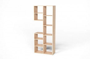 Стеллаж Элемент-2 дуб сонома Герда в Губкинском - gubkinskij.mebel-tymen.ru | фото