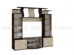 Стенка Виста Дуб беленый/Венге в Губкинском - gubkinskij.mebel-tymen.ru | фото