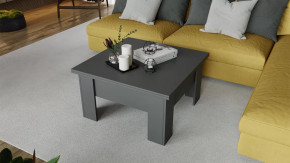 Стол журнальный тип 10 Графит Серый в Губкинском - gubkinskij.mebel-tymen.ru | фото