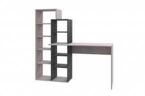 Стол компьютерный Квадро, кашемир/черный ясень в Губкинском - gubkinskij.mebel-tymen.ru | фото