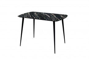 Стол обеденный Прайм Лайт, Луанда/черный в Губкинском - gubkinskij.mebel-tymen.ru | фото