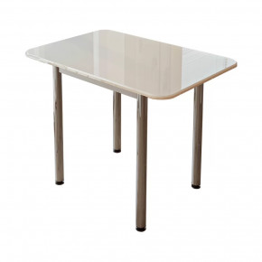 Стол обеденный с принтом белый глянец в Губкинском - gubkinskij.mebel-tymen.ru | фото