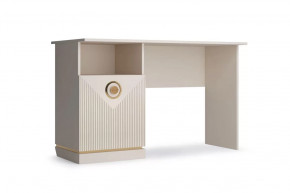 Стол письменный "Капри" Сатин/Сатин в Губкинском - gubkinskij.mebel-tymen.ru | фото