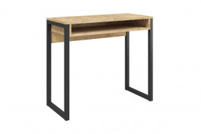 Стол письменный Леонардо, дуб бунратти/черный в Губкинском - gubkinskij.mebel-tymen.ru | фото