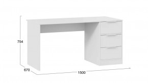 Стол письменный «Марли» Тип 2 Белый в Губкинском - gubkinskij.mebel-tymen.ru | фото