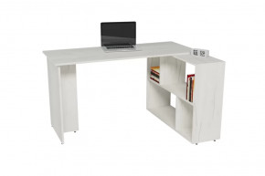 Стол письменный с тумбой СП-3 дуб грей Герда в Губкинском - gubkinskij.mebel-tymen.ru | фото