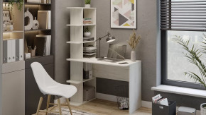 Стол письменный тип 4 Дуб крафт белый в Губкинском - gubkinskij.mebel-tymen.ru | фото