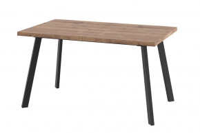 Стол раздвижной Borg-140, дуб велингтон/черный в Губкинском - gubkinskij.mebel-tymen.ru | фото