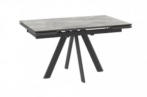 Стол раздвижной Jack-140, stone grey st cer/черный в Губкинском - gubkinskij.mebel-tymen.ru | фото