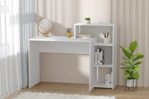 Стол с полкой, 1253 мм, белый Диал в Губкинском - gubkinskij.mebel-tymen.ru | фото