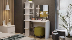 Стол с зеркалом Тип 4 Белый Ясень в Губкинском - gubkinskij.mebel-tymen.ru | фото