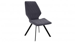 Стул «Матэо»  Черный муар, Микровелюр BRENDY Graphite в Губкинском - gubkinskij.mebel-tymen.ru | фото