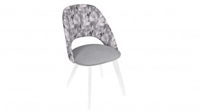 Стул Сириус тип 1 Белый матовый/тк. №123/тк.121 в Губкинском - gubkinskij.mebel-tymen.ru | фото