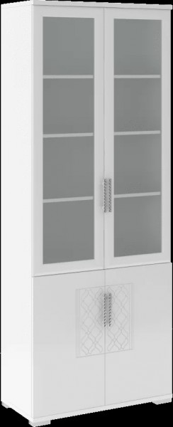 Тиффани гостиная М15 Библиотека в Губкинском - gubkinskij.mebel-tymen.ru | фото